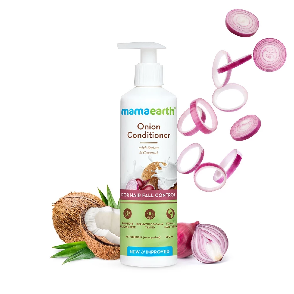 Onion Conditioner for Hair Fall Control, 250 ml-1.webp